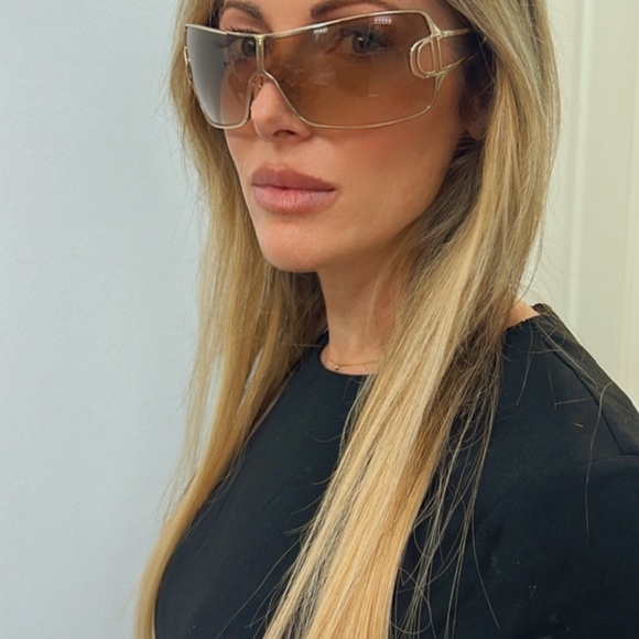 VINTAGE DIOR " DIORISSIMO " OVERSIZED BUBBLE GALLIANO ERA Y2K SUNGLASSES ITALY - Picture 4 of 16
